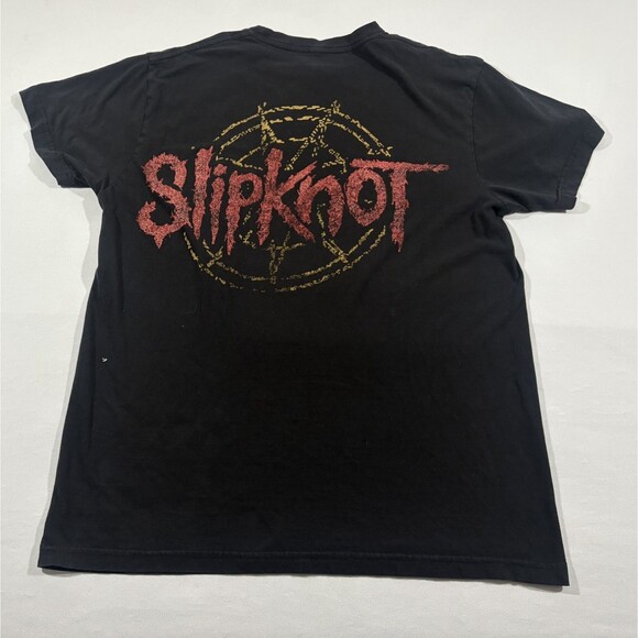 Slipknot T-Shirt Mens Black Short Sleeve We Are Not Your Kind Band Tee Sz L Hole - Picture 6 of 9